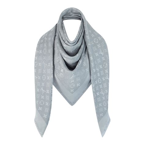 scialle louis vuitton grigio e argento abbinamenti|sciarpa donna louis vuitton.